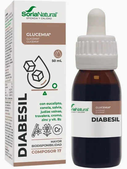 Composor 17 Diabesil Soria Natural 50 ml Composor 17 Diabesil Soria Natural para niveles normales de glucosa