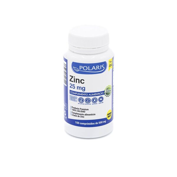 Zinc 25mg - 150 Comprimidos - Polaris