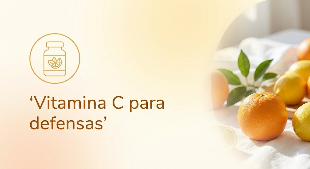 Vitamina C para defensas: guía para elegir dosis y formato en Naturalexia