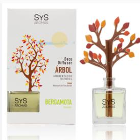 Ambientador Difusor Árbol Bergamota 90ml SYS Aroma