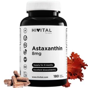 Astaxantina 8mg 180 Cápsulas Hivital