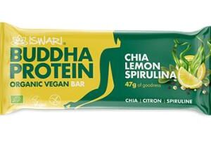 Barra proteína chía  limón y espirulina Iswari