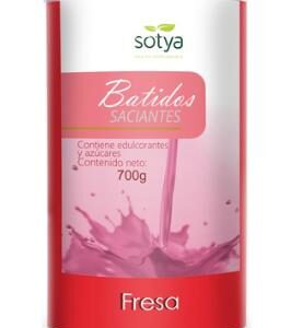 Batido Saciante  Fresa  700gr de polvo Sotya