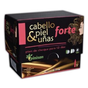 Cabello piel y uñas forte 12 viales Pinisan