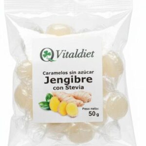 Caramelo Jengibre Con Stevia 60gr Mensan