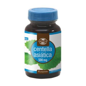 Centella Asiática Naturmil en comprimidos, complemento alimenticio a base de Centella asiatica o Gotu Kola.