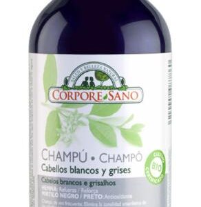 Champú Henna Indigo Blanco y Gris 300 ml  Corpore