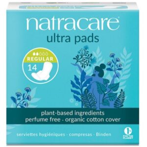 Compresas con Alas Regular 14 unidades Natracare