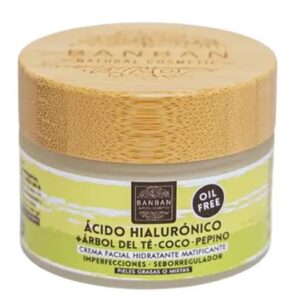 Crema facial árbol del té-ácido hialu 50ml BanBan