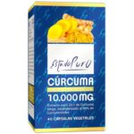 Cúrcuma 10000mg 80 Cápsulas vegetales Estado Puro