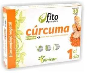 Cúrcuma Extracto Titulado 30 Cápsulas Pinisan