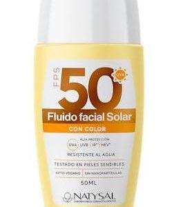 Fluido Facial Solar Spf50  Cara Cuello Escote 50Ml