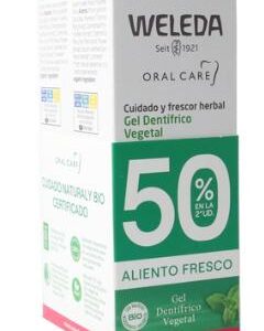 Gel Dentifrico Vegetal Aliento Fresco 2 Uds Weleda