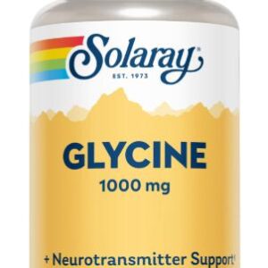 Glicina 60 Cápsulas Vegetales de 1000mg Solaray