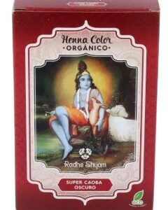 Henna Color Super Caoba Oscuro 100 gr Radhe Shyam