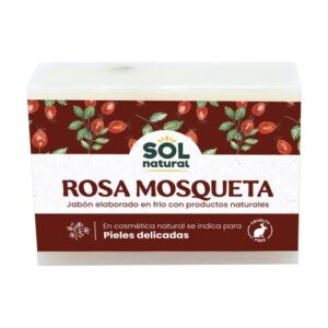 Jabón Natural Rosa Mosqueta 100gr Sol Natural