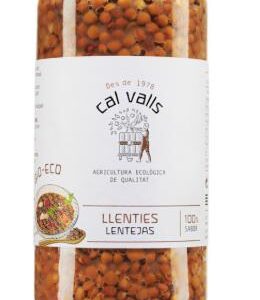 Lentaja Roja Cocida Eco 700gr Cal Valls