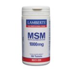MSM 120 tabletas de 1000mg Lamberts