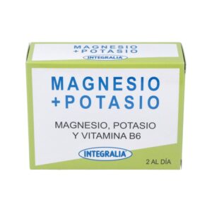 Magnesio y potasio 60 cápsulas Integralia