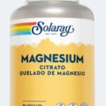 Magnesium de Solaray con 288 mg de citrato de magnesio