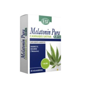 Melatonina pura Cannabis Sativa1 9mg30microtab ESI