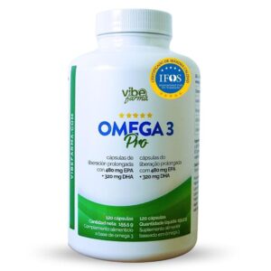 Omega 3 1000mg 120 Comprimidos Vibefarma