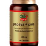 Papaya y Piña 90 cápsulas 400mg Obire