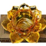 Porta vela flor de loto