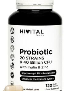 Probiótico 20- 40Mil Millones UFC120 caps Hivital