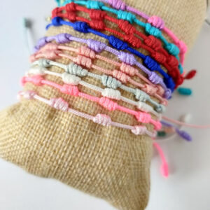 Pulsera suerte 7 nudo