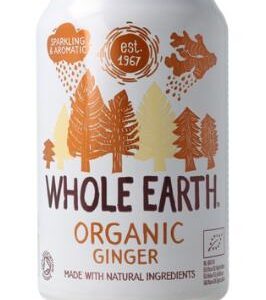 Refresco Jengibre sin azúcar 330ml Whole Earth