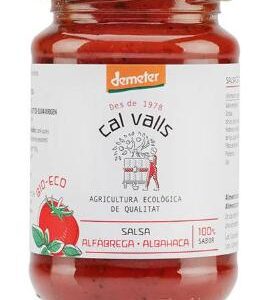 Salsa Tomate Albahaca 350gr Cal Valls