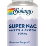 Super NAC 600mg 60 cápsulas vegetales Solaray