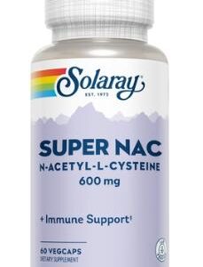 Super NAC 600mg 60 cápsulas vegetales Solaray
