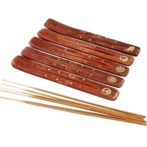 Tabla de madera para quemar inciensos