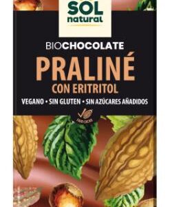 Tableta chocolate praline 70gr  Sol Natural