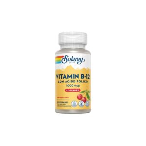 Vitamina B12 - Ácido F 90 comprimidos sub  Solaray