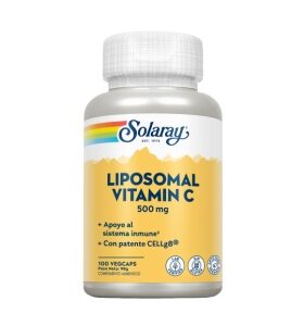 Vitamina C Liposomada 100 cápsulas  500mg Solaray