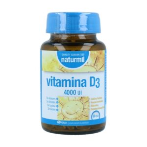 Vitamina D3 4000 UI 60 Cápsulas Naturmil