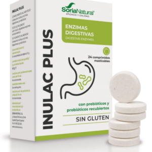 Inulac Plus Soria Natural 24 tabletas de 2 g.