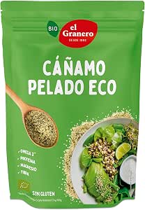 Semillas de cáñamo pelado Bio sin gluten 200 g El Granero